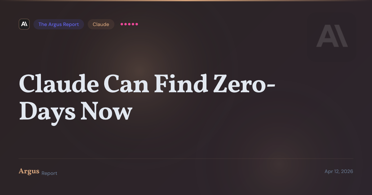 Anthropic Built a Model That Finds Zero-Days. Then Locked It Down.