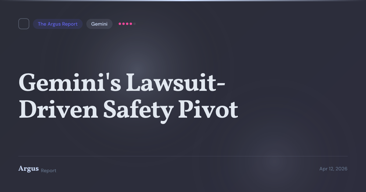 Google Added Mental Health Crisis Tools to Gemini After Lawsuits. Other Labs Are Watching.